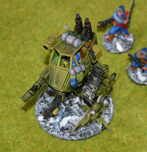 LOT Warhammer 40k – Sentinel Catachan Lascannon – Pièces Astra Militarum – Occasion Démonté