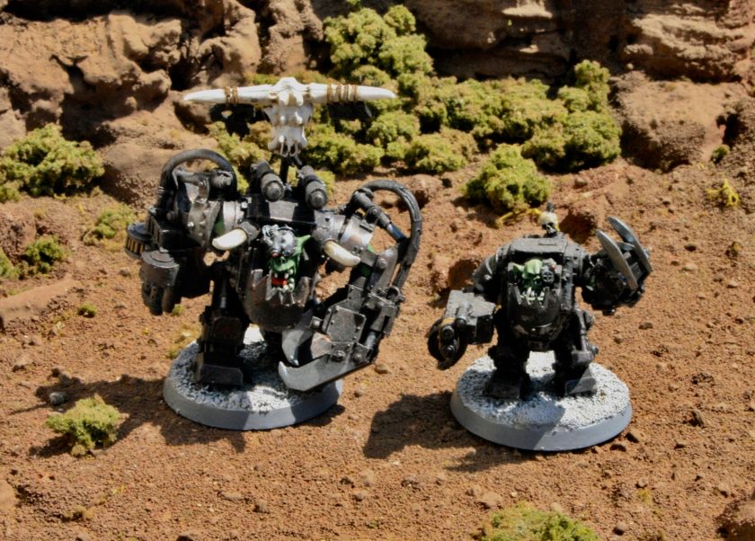 Ork Nob in Mega-Armour